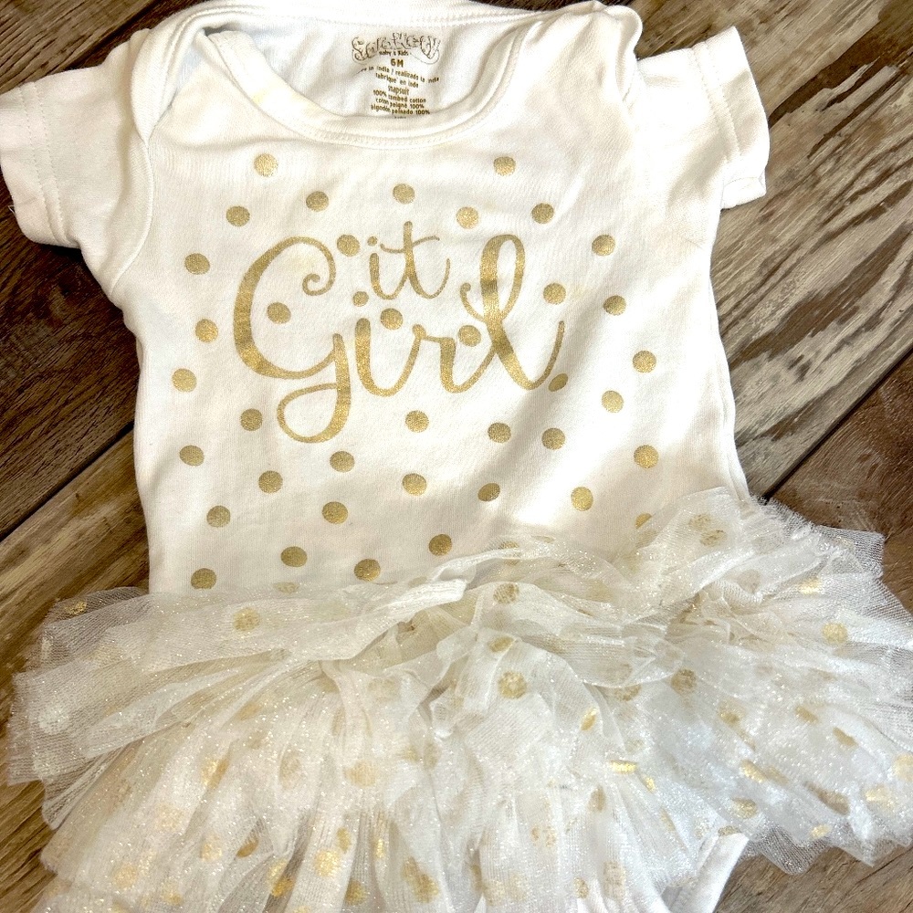 SaraKety “it Girl” Onsie w/ TuTu Skirt
